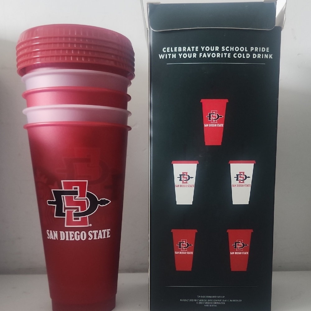 Starbucks Reusable Cold Cups - San Diego State University - SDSU.